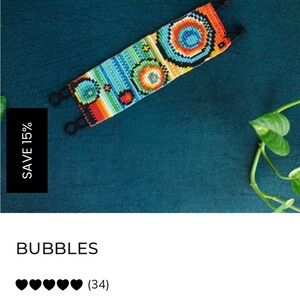 Mother Sierra “bubbles” beaded bracelet